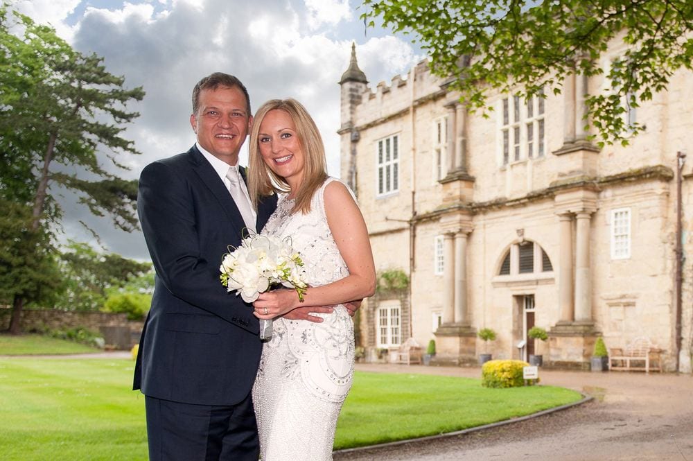Stan & Becs at their wedding at The Old Lodge, Malton.